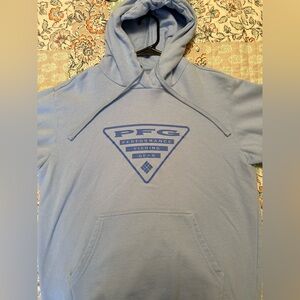 Columbia PFG Baby Blue Hoodie